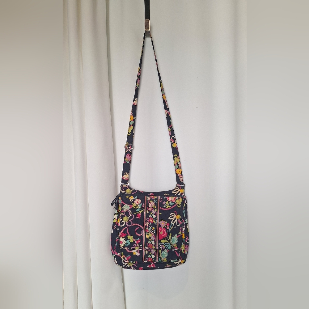 Vera Bradley Ribbon Retired Prints Crossbody Bag Quilted